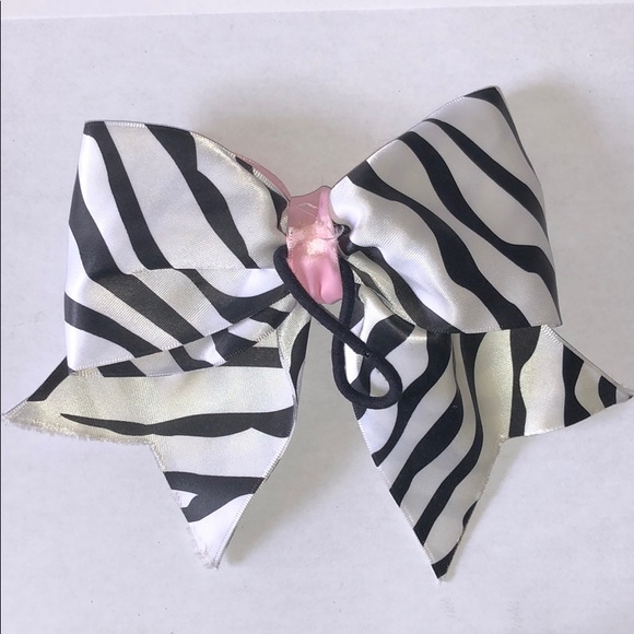 🎀 Bow - Black/White/Pink. - Picture 2 of 4